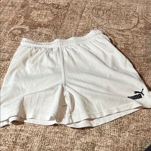 Puma Women's Athletic White Shorts